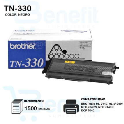 CARTUCHO DE TONER BROTHER TN-330 NEGRO
