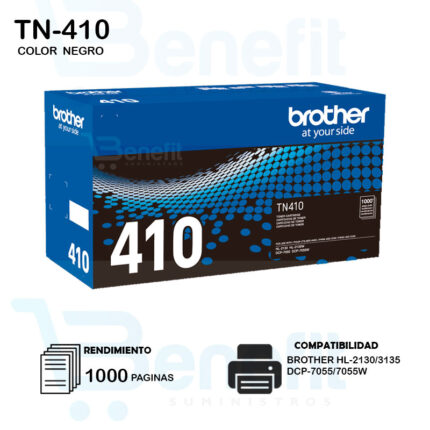 CARTUCHO DE TONER BROTHER TN410 NEGRO 