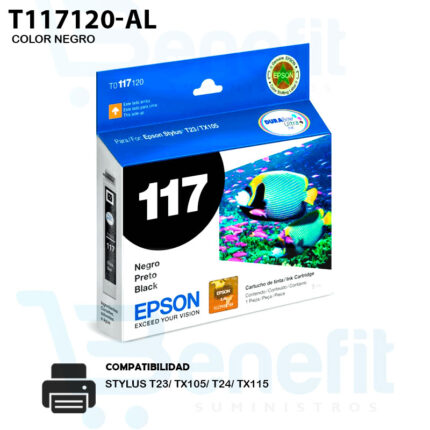 TINTA T117 COLOR NEGRO T117120-AL 