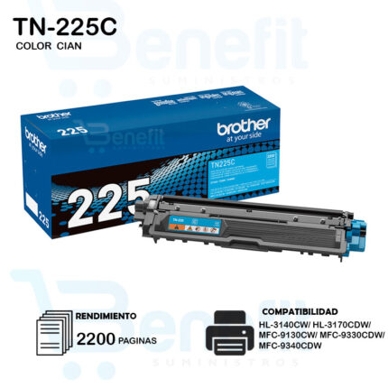 TONER BROTHER TN-225C CIAN ORIGINAL