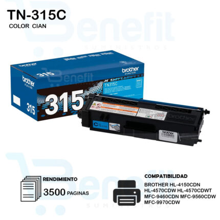 TONER BROTHER TN-315C CIAN ORIGINAL